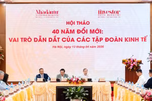Hội thảo "40 năm Đổi mới: Vai trò dẫn dắt của các tập đoàn kinh tế" được tổ chức chiều 13/4 tại Hà Nội.