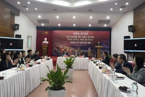 Quang cảnh Tọa đàm "Để kinh tế Nhà nước dẫn dắt, mở đường trong kỷ nguyên mới" do Báo Tiền Phong tổ chức.