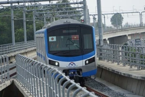 Dự án Metro số 1 Bến Thành - Suối Tiên làm thay đổi diện mạo giao thông đô thị Thành phố Hồ Chí Minh. (Ảnh: THẾ ANH)