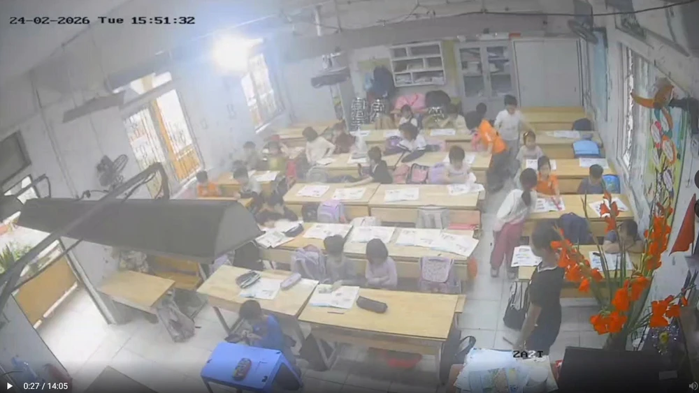 Hình ảnh cắt từ clip. 