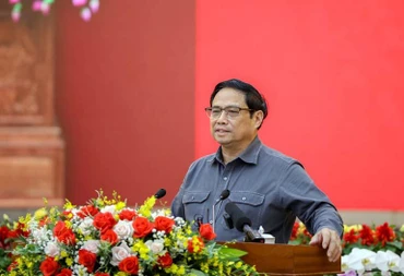 Thủ tướng Phạm Minh Chính phát biểu ý kiến tại buổi làm việc