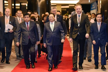 [Ảnh] Thủ tướng Phạm Minh Chính dự Diễn đàn Doanh nghiệp Việt Nam thường niên 2023