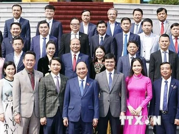 [Ảnh] Chủ tịch nước gặp mặt các doanh nhân trẻ Việt Nam tiêu biểu năm 2022