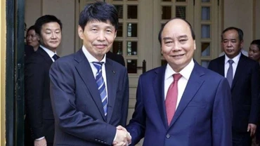 Chủ tịch nước Nguyễn Xuân Phúc tiếp Thống đốc tỉnh Gunma, Nhật Bản