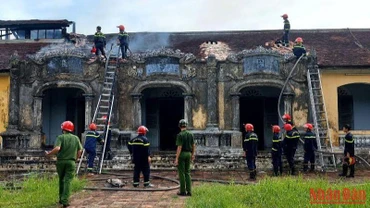Thừa Thiên Huế: Hỏa hoạn tại di tích Quốc Tử Giám triều Nguyễn