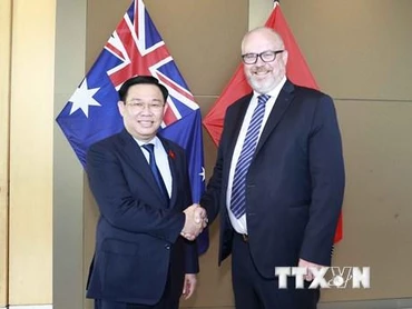 [Ảnh] Hoạt động của Chủ tịch Quốc hội Vương Đình Huệ tại Australia