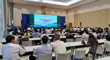 Toàn cảnh lễ công bố Sách Xanh tỉnh Bình Dương năm 2022.