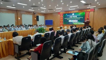 Quang cảnh Hội nghị gặp gỡ và đối thoại với các doanh nghiệp, hợp tác xã trong lĩnh vực nông nghiệp năm 2022.