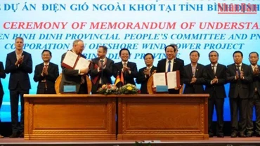 Quang cảnh hội nghị xúc tiến đầu tư doanh nghiệp Đức vào Bình Định. 