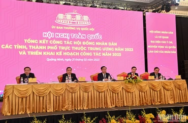 [Ảnh] Hội nghị toàn quốc tổng kết công tác Hội đồng nhân dân các tỉnh, thành phố trực thuộc Trung ương
