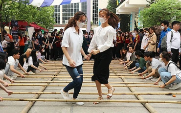 Các bạn trẻ sôi nổi tham gia Festival.