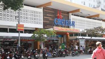 Chợ Hàn đã được cải tạo, nâng cấp. 