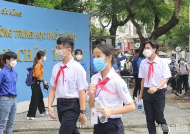 Học sinh thi vào lớp 10 năm học 2022-2023 tại Đà Nẵng. 