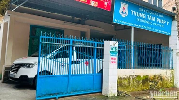 Để bảo đảm hoạt động của Trung tâm Pháp y, lãnh đạo Sở Y tế tỉnh Quảng Ngãi đã phân công Phó Giám đốc Sở phụ trách điều hành đơn vị này từ ngày 10/3/2023. (Ảnh: ĐÔNG HUYỀN)