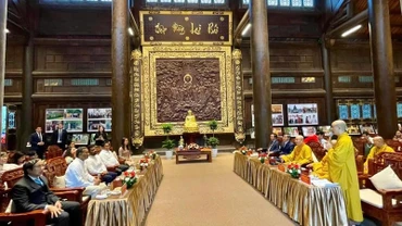 Quang cảnh buổi đón tiếp.