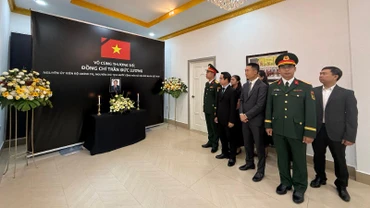 Lễ viếng nguyên Chủ tịch nước Trần Đức Lương được tổ chức trọng thể tại trụ sở Đại sứ quán Việt Nam tại Brunei Darussalam.