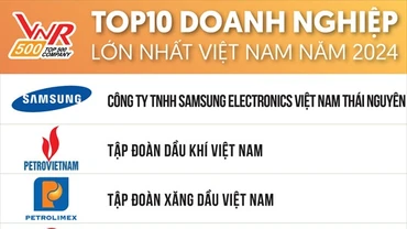 BSR đứng thứ 9 Top 500 doanh nghiệp lớn nhất Việt Nam năm 2024 