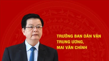 [Infographic] Tiểu sử Trưởng Ban Dân vận Trung ương Mai Văn Chính