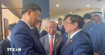 [Ảnh] Thủ tướng Phạm Minh Chính gặp các nhà lãnh đạo tại Hội nghị G20