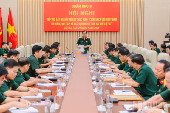 Quân khu 9 được giao chỉ tiêu tìm kiếm, quy tập 1.450 hài cốt liệt sĩ.