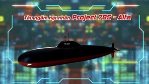 [Video] Tàu ngầm hạt nhân nhanh nhất thế giới: Huyền thoại Project 705-Alfa
