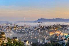 Đà Lạt mờ sương. (Ảnh: Võ Trang)