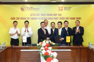 Lễ ký kết thỏa thuận hợp tác. (Nguồn ảnh: T&T Group)
