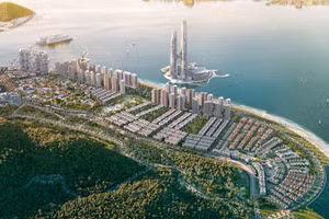 Phối cảnh tổng thể Sun Elite City - quần thể đô thị du lịch, nghỉ dưỡng và giải trí quy mô 324 ha tại trung tâm Bãi Cháy. (ẢNH: SUN GROUP).