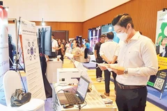 Trưng bày các giải pháp chuyển đổi số nhân Ngày Chuyển đổi số Quốc gia được tổ chức tại Thành phố Hồ Chí Minh.