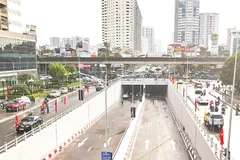 Hầm chui tại nút giao Lê Văn Lương-Vành đai 3.
