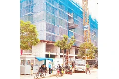 Dự án nhà ở xã hội EcoHome Sông Thương số 02, thuộc khu đô thị phía nam, phường Bắc Giang.