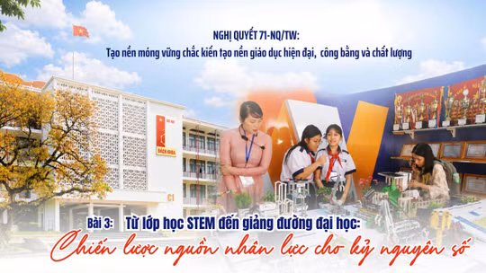 Từ lớp học STEM đến giảng đường đại học: Chiến lược nguồn nhân lực cho kỷ nguyên số.