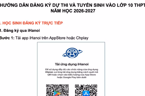 Hướng dẫn cách đăng ký trực tuyến tuyển sinh vào lớp 10 của Hà Nội