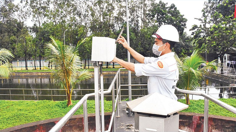 Hệ thống quan trắc tự động tại Khu công nghiệp Phú Mỹ 1.