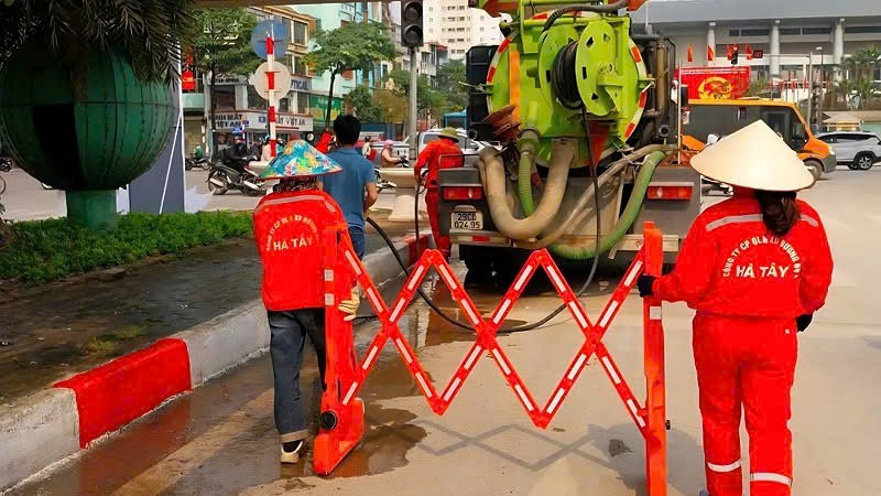 Tổng vệ sinh, chỉnh trang hạ tầng giao thông, tạo diện mạo sáng-xanh-sạch-đẹp cho Thủ đô trong thời gian diễn ra bầu cử.