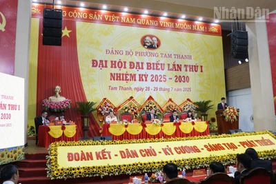 Đại hội Đại biểu lần thứ 1 phường Tam Thanh, nhiệm kỳ 2025 - 2030.