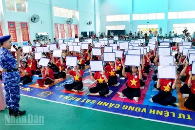 Sôi nổi cuộc thi “Em yêu biển, đảo quê hương” tại phường Rạch Giá.