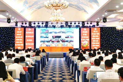 Hội nghị quán triệt công bố Nghị quyết của Ủy ban thường vụ Quốc hội khóa XV tại Lạng Sơn.