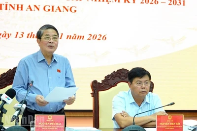 Phó Chủ tịch Quốc hội Nguyễn Đức Hải phát biểu.