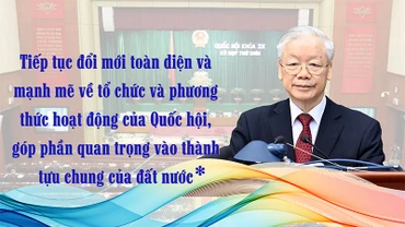 Tiếp tục đổi mới toàn diện và mạnh mẽ về tổ chức và phương thức hoạt động của Quốc hội, góp phần quan trọng vào thành tựu chung của đất nước *