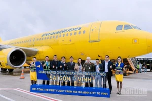 Ngày 1/2, hãng hàng không Vietravel Airlines đã chính thức khai trương đường bay thẳng Thành phố Hồ Chí Minh-Vinh.