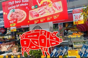 Hệ thống đại siêu thị GO! áp dụng chương trình “bán thịt heo tươi không lợi nhuận” trong dịp Tết Nguyên đán.