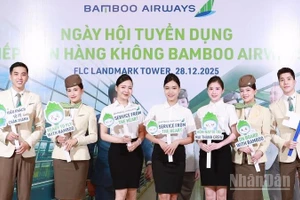 Hãng hàng không Bamboo Airways dự kiến triển khai kế hoạch tuyển dụng và đào tạo 1.000 tiếp viên hàng không trong năm 2026.