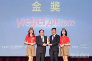 Vietjet nhận giải Vàng về phát triển bền vững giao thông vận tải chuẩn ESG tại Đài Loan (Trung Quốc).