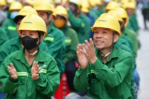 Các công nhân tham dự chương trình Xây Tết 2026.
