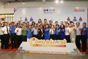 Các công dân trẻ tiêu biểu của Thành phố Hồ Chí Minh tại chương trình lễ tuyên dương.