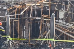 Hiện trường vụ cháy.