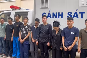 Các đối tượng bị bắt giữ. Ảnh: Công an cung cấp.