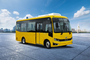 Kim Long motor xuất khẩu lô buýt điện đầu tiên sang Hàn Quốc