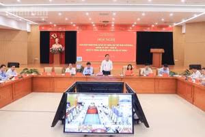 Hội nghị sơ kết nhiệm vụ 6 tháng ngành xây dựng.